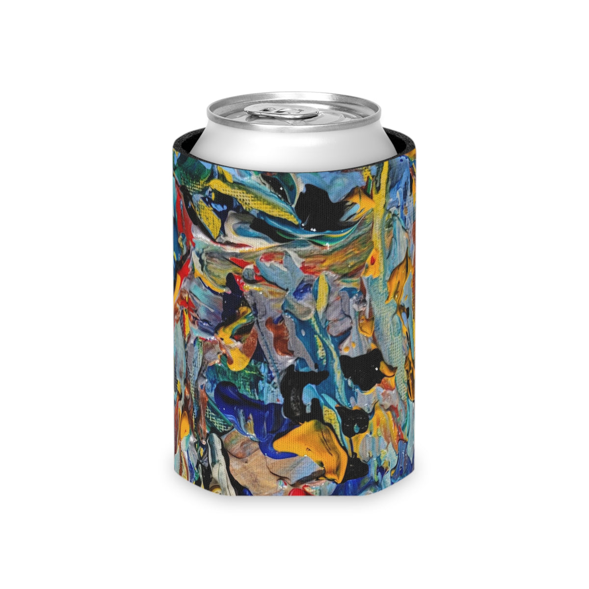 Pushing Paint - Original Art Can Cooler