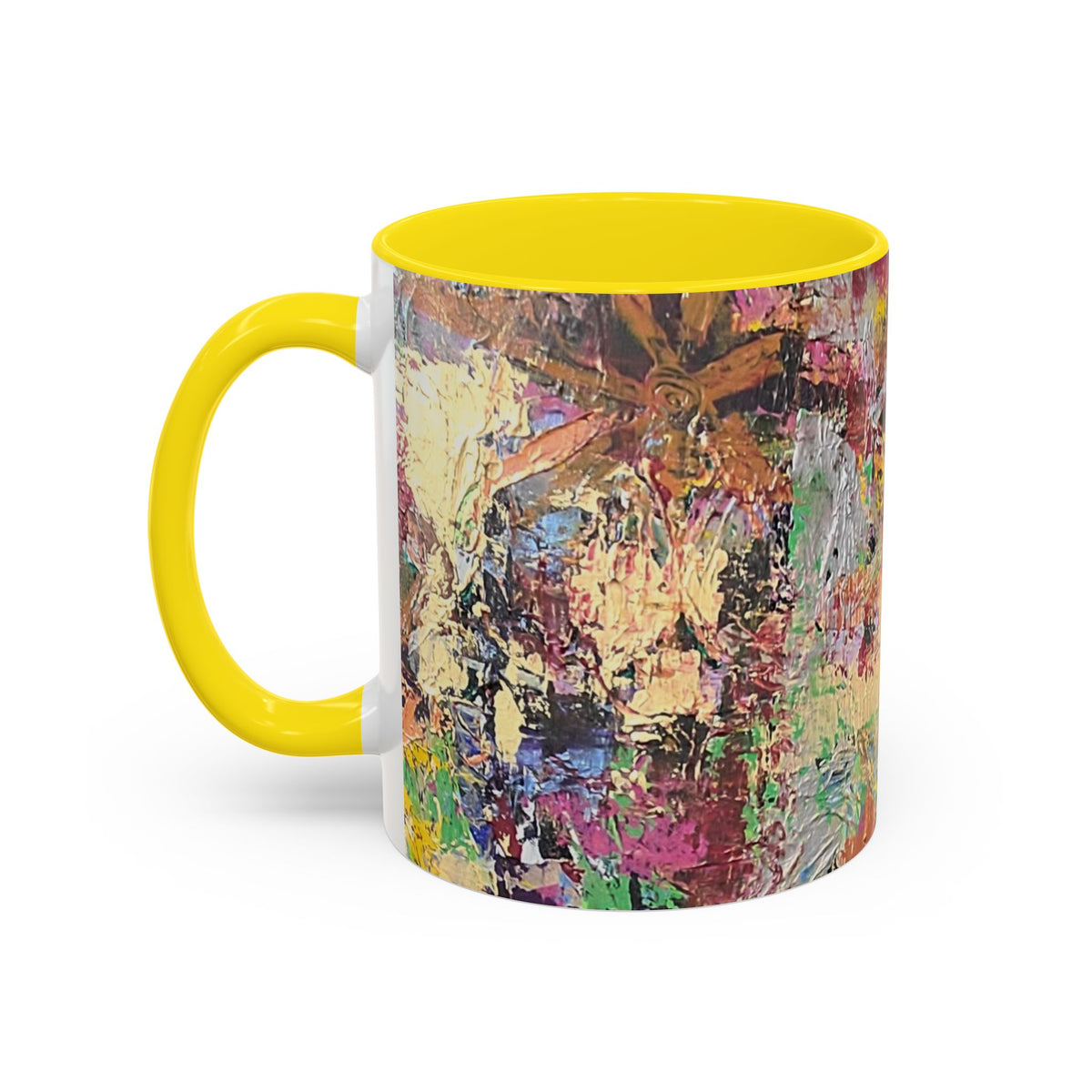 Autumn Starburst - Accent Coffee Mug (11, 15oz)