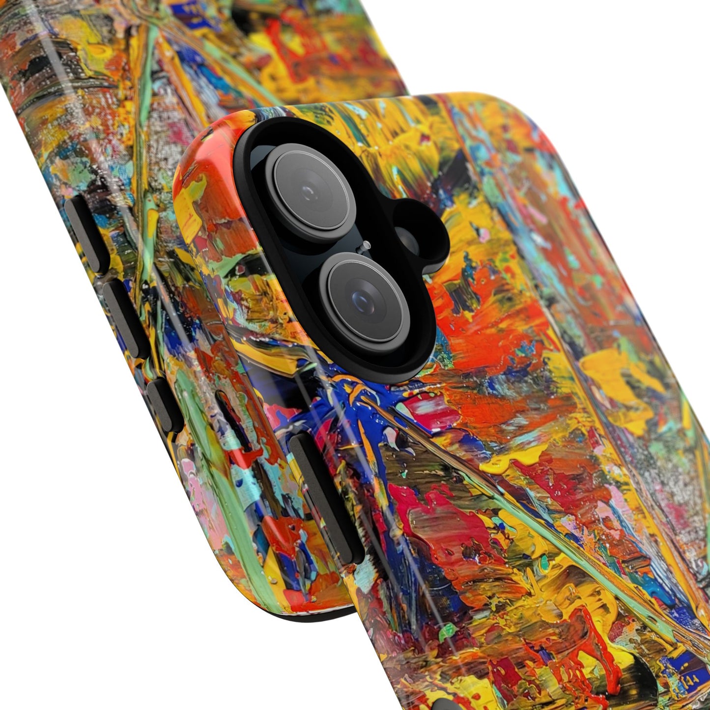 Star burst Abstract Painting Phone Case — Original Art for iPhone, Samsung & Pixel