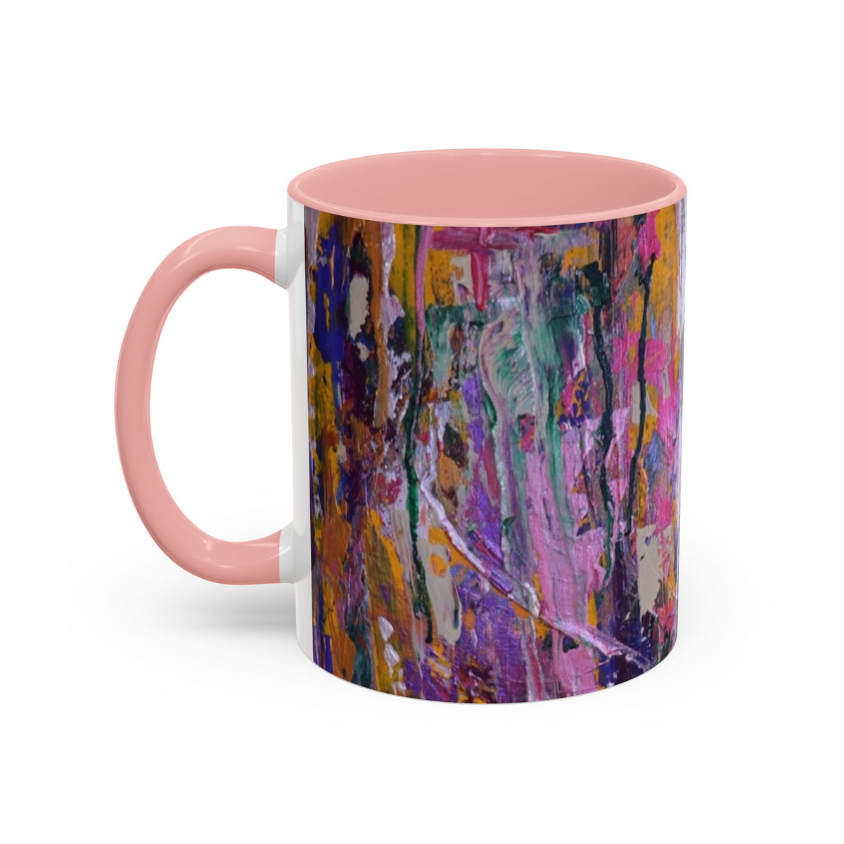 Hidden Garden — Original Art Accent Ceramic Mug, 11oz