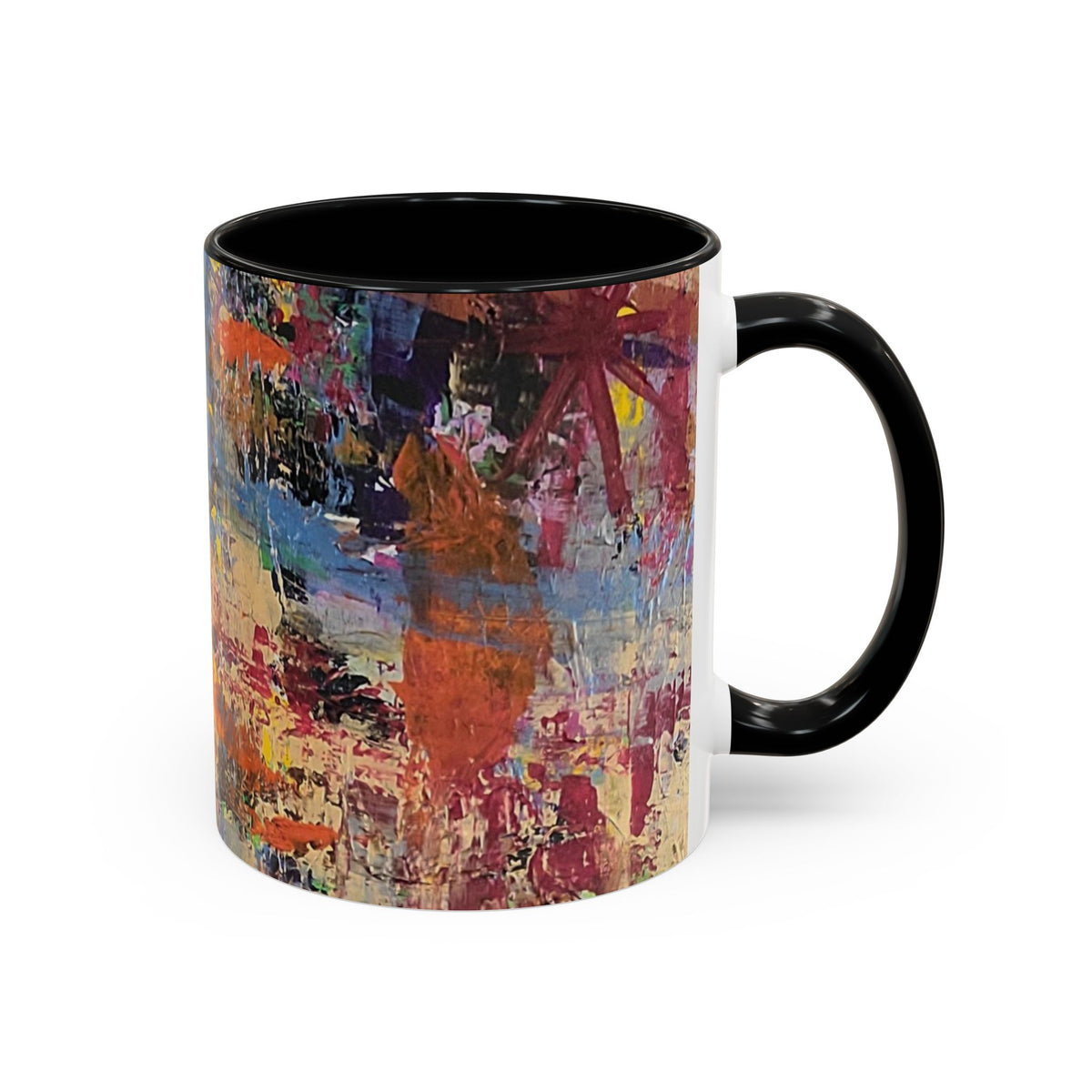 Autumn Starburst - Accent Coffee Mug (11, 15oz)