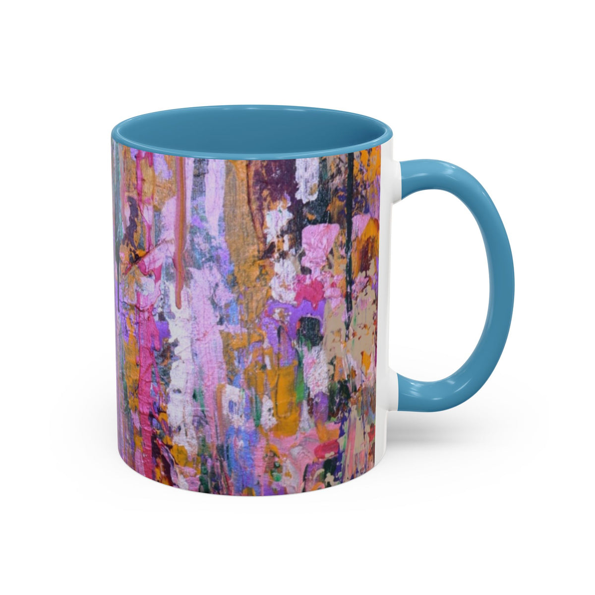 Hidden Garden — Original Art Accent Ceramic Mug, 11oz