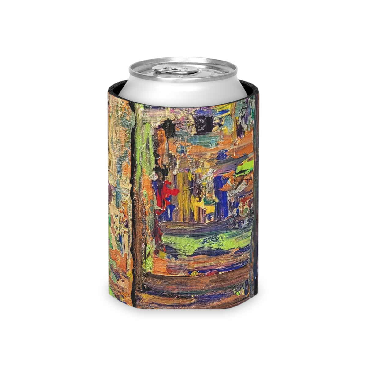 Trinity Abstract - Original Art Can Cooler