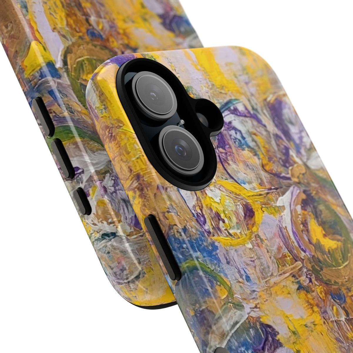 Pansies Lg print Original Abstract Painting Phone Case — Floral Art for iPhone, Samsung & Pixel