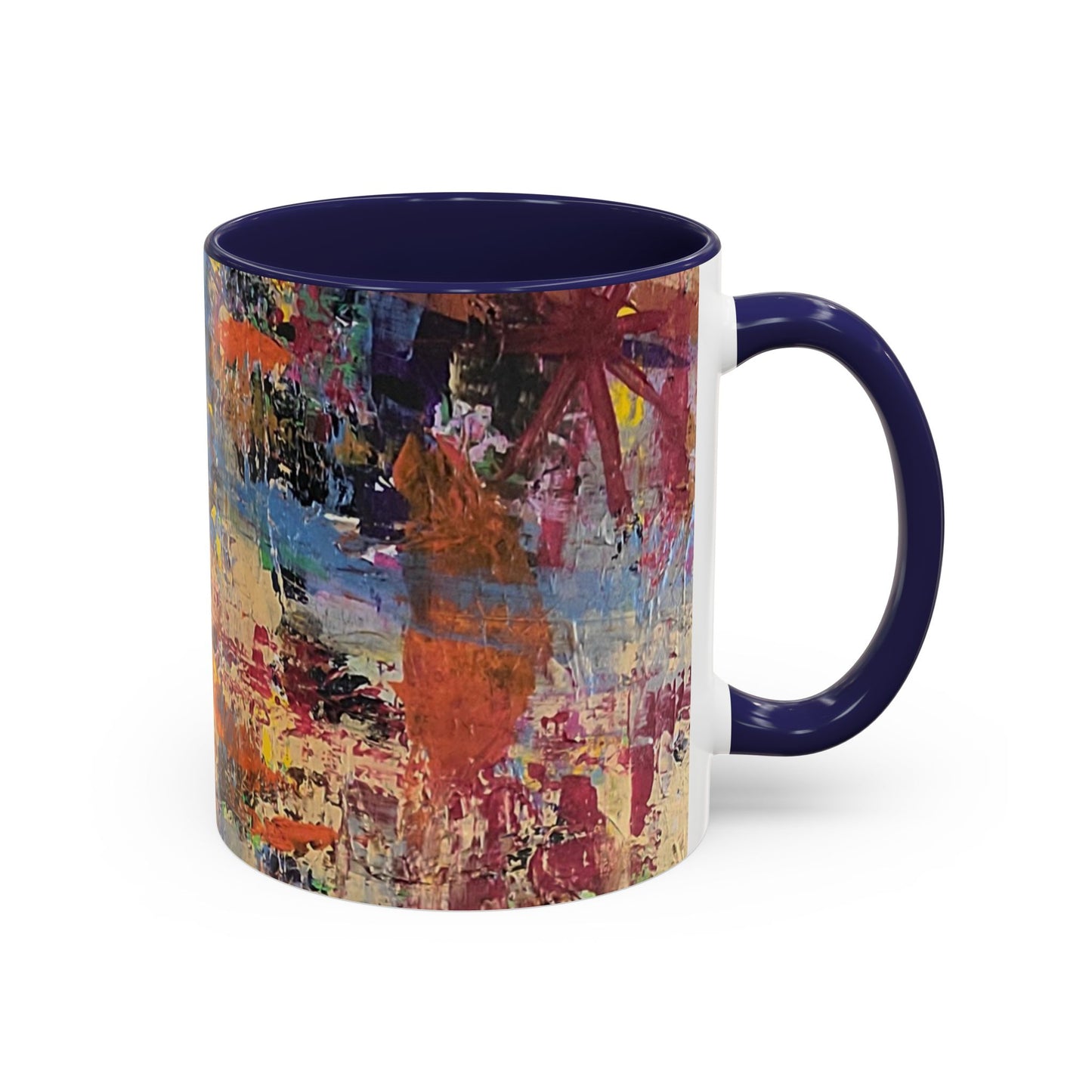 Autumn Starburst - Accent Coffee Mug (11, 15oz)