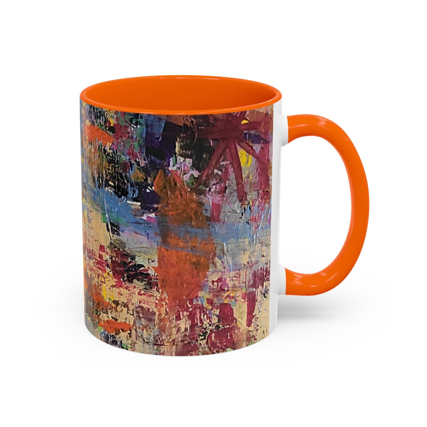 Autumn Starburst - Accent Coffee Mug (11, 15oz)