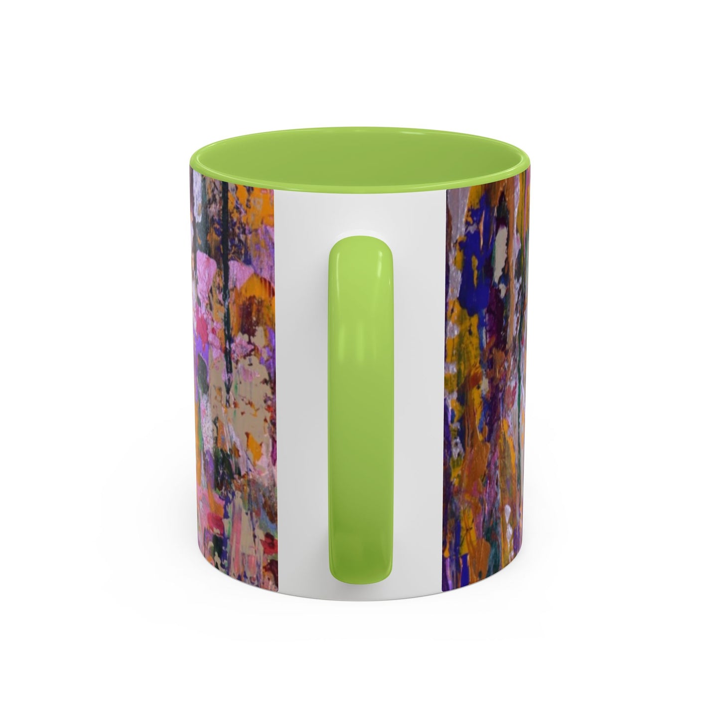Hidden Garden — Original Art Accent Ceramic Mug, 11oz