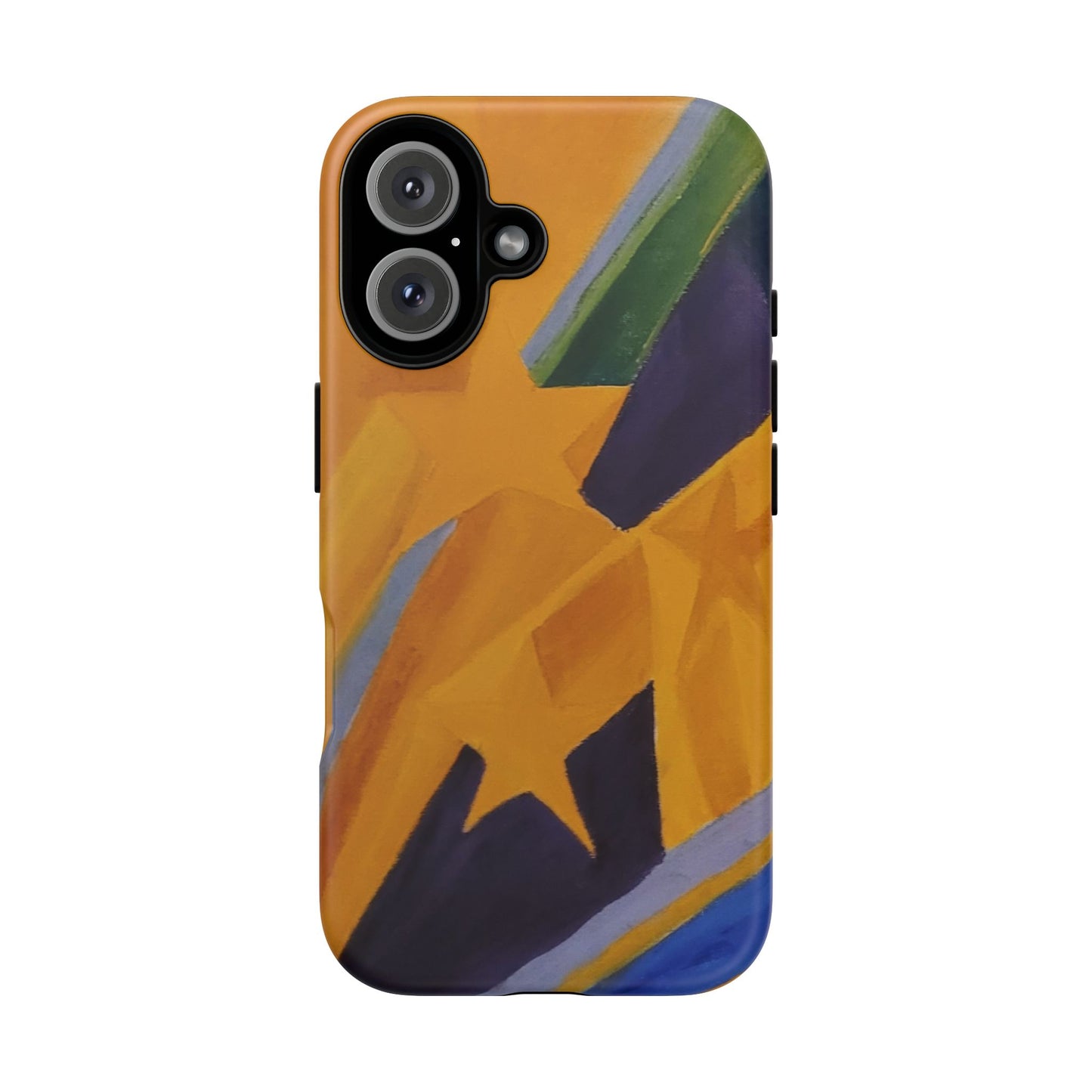 Geometric Abstract Painting Phone Case — Original Art for iPhone, Samsung & Pixel