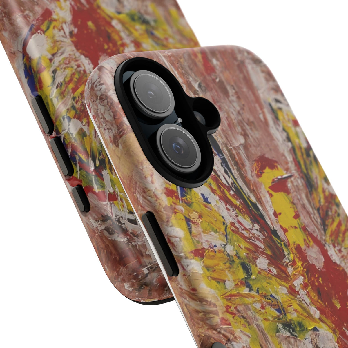 Hummingbird Original Abstract Painting Phone Case — Bird Art for iPhone, Samsung & Pixel