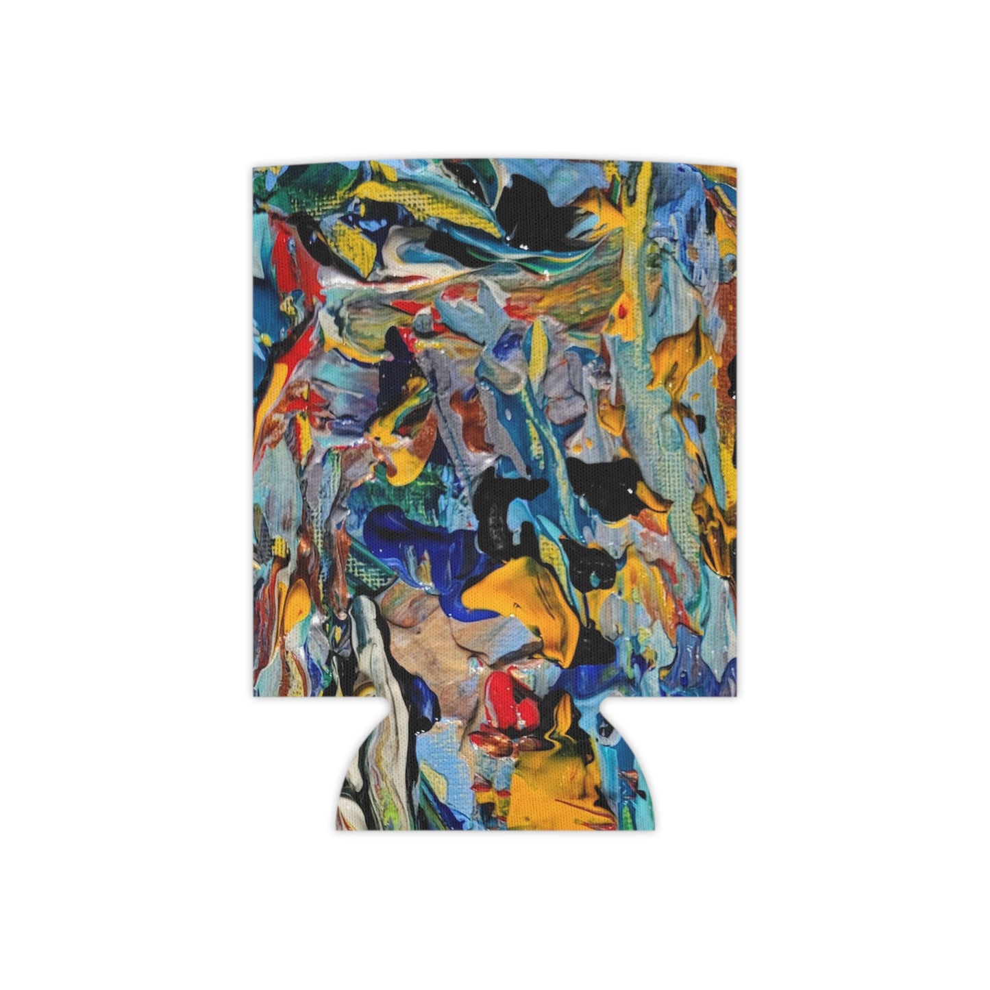 Pushing Paint - Original Art Can Cooler