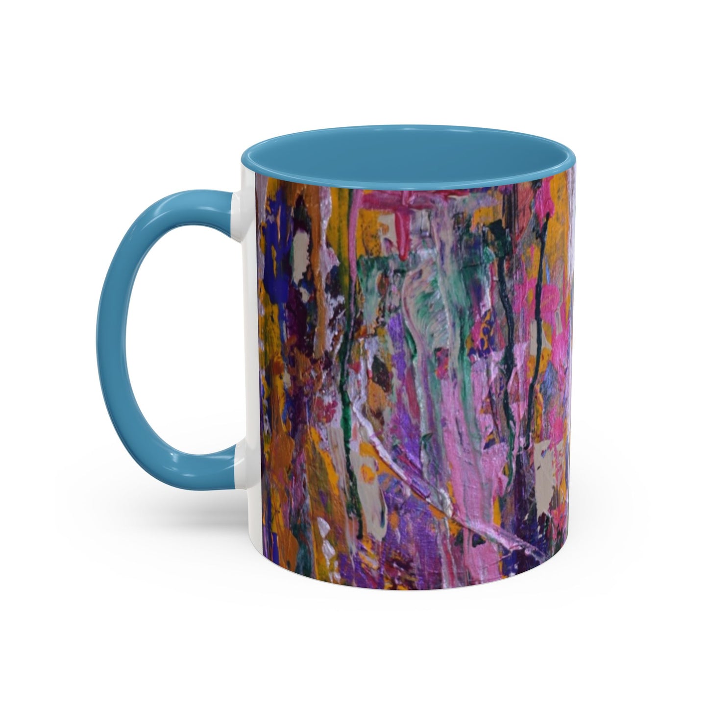 Hidden Garden — Original Art Accent Ceramic Mug, 11oz