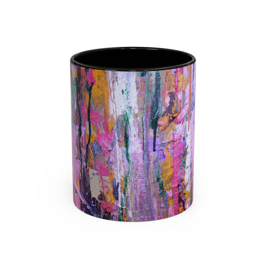 Hidden Garden — Original Art Accent Ceramic Mug, 11oz
