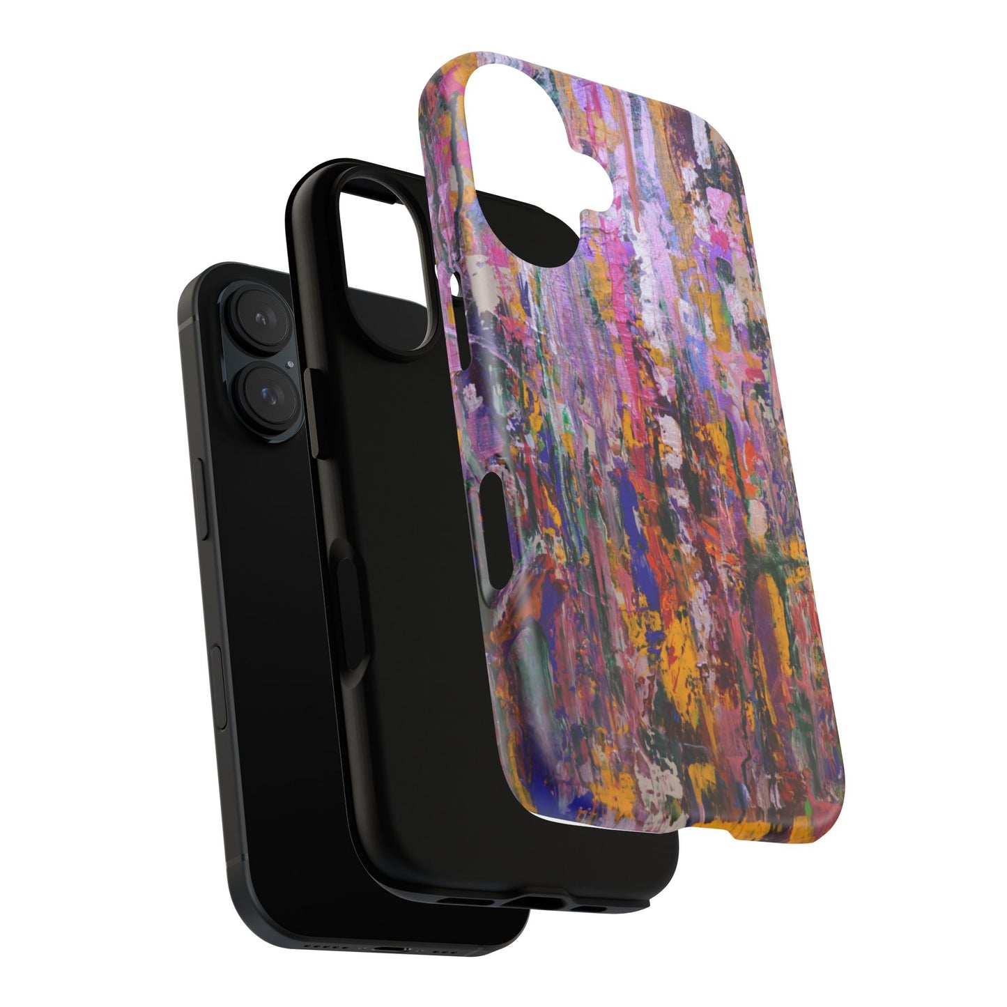 Hidden Garden Original Abstract Painting Phone Case — Colorful Art for iPhone, Samsung & Pixel