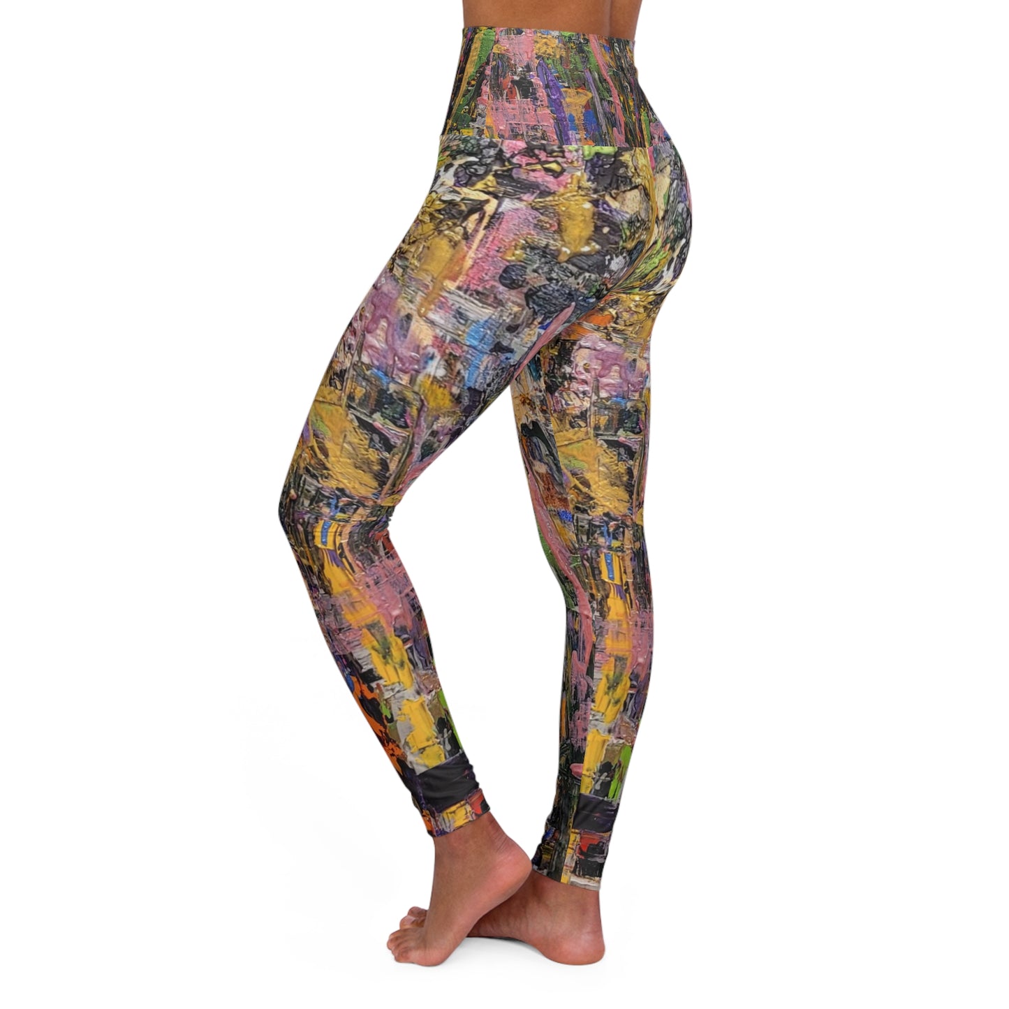 Blazing - High Waisted Yoga Leggings (AOP)