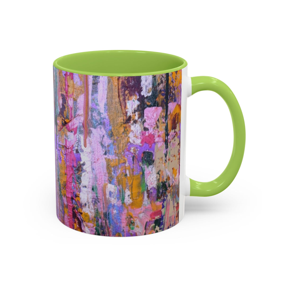 Hidden Garden — Original Art Accent Ceramic Mug, 11oz