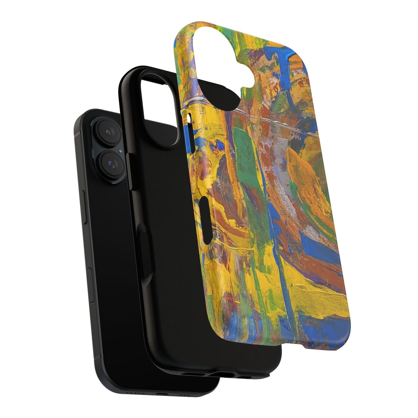 Autumn Abstract Painting Phone Case — Original Art for iPhone, Samsung & Pixel