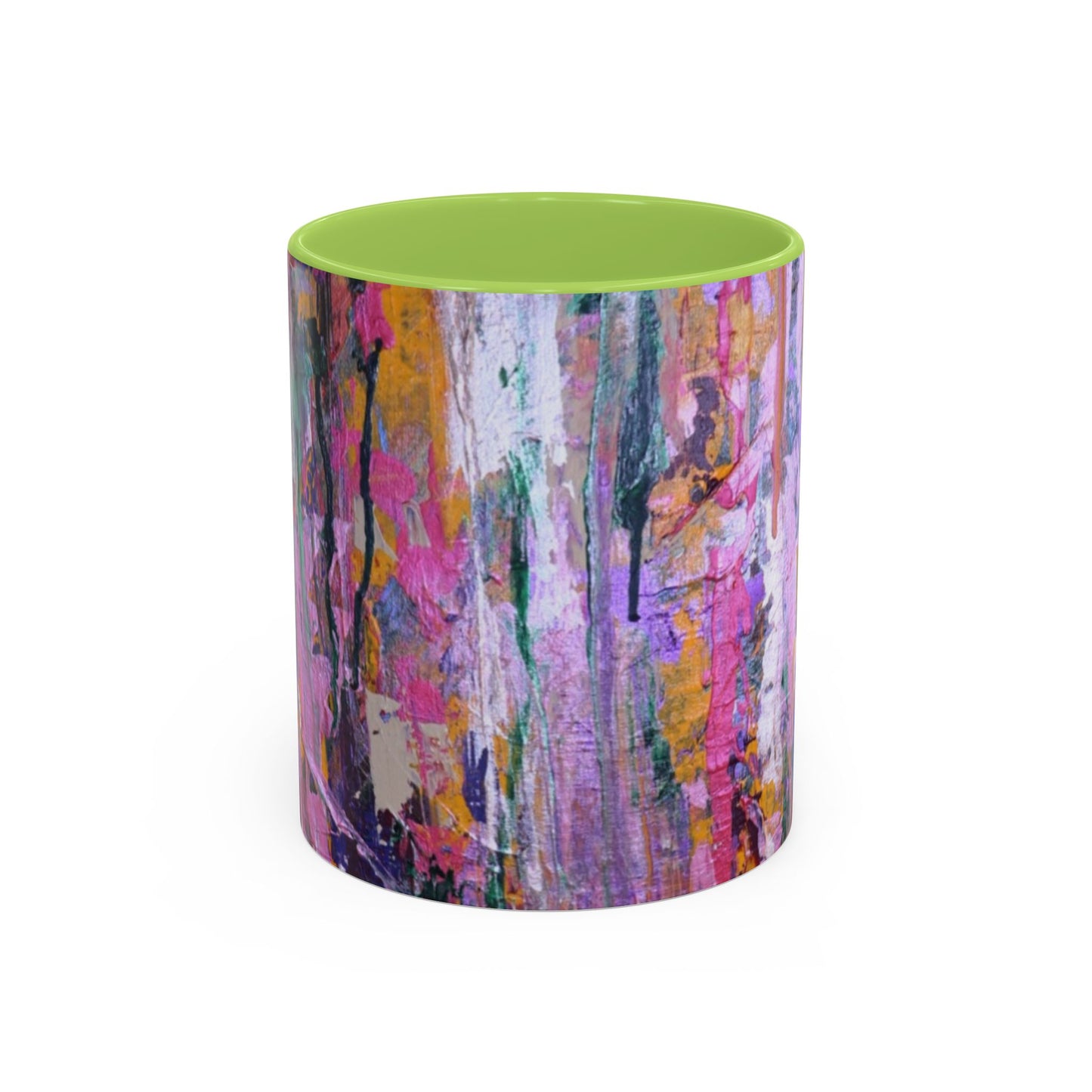 Hidden Garden — Original Art Accent Ceramic Mug, 11oz