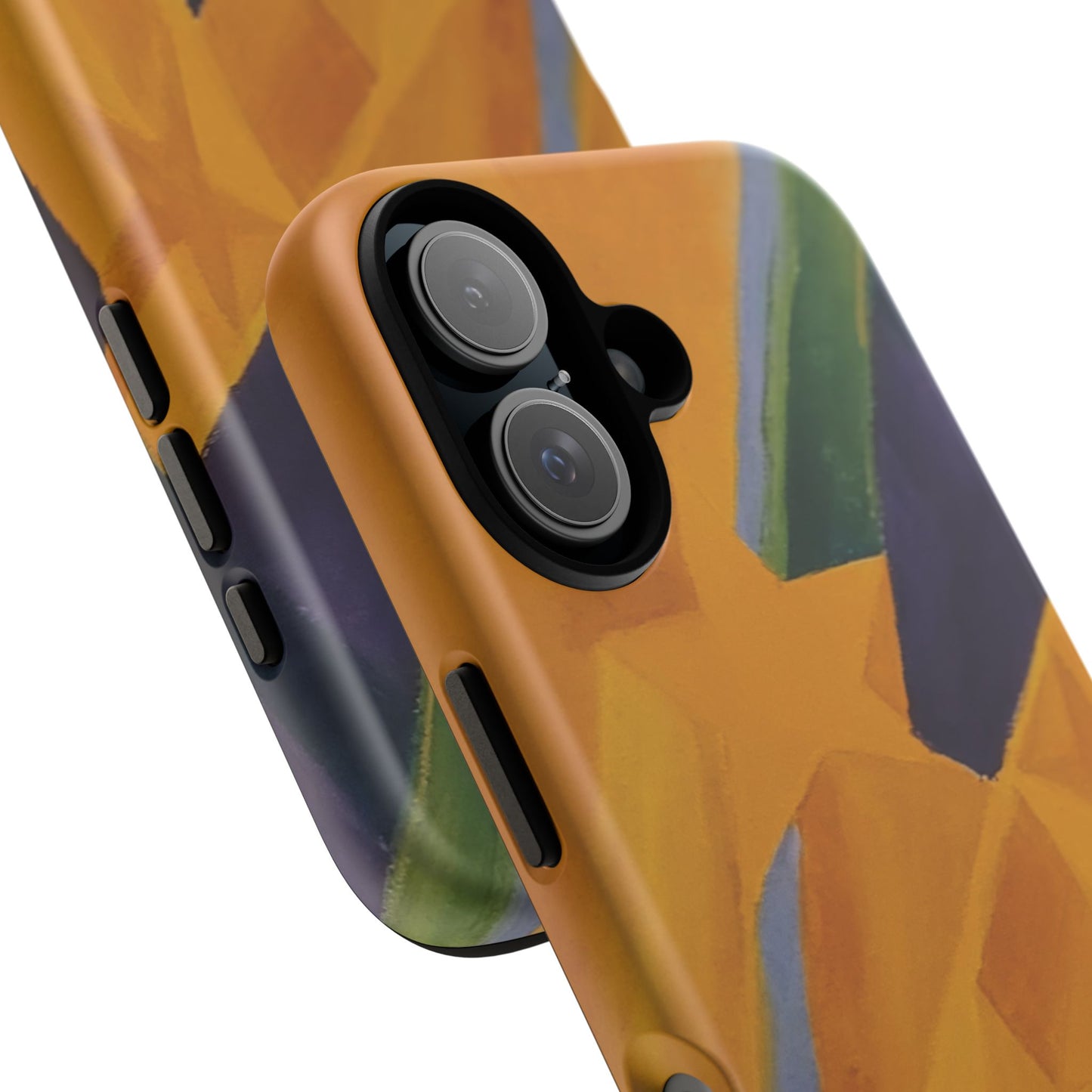 Geometric Abstract Painting Phone Case — Original Art for iPhone, Samsung & Pixel