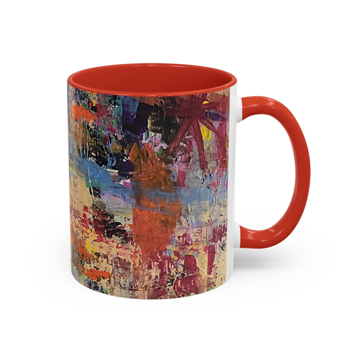 Autumn Starburst - Accent Coffee Mug (11, 15oz)