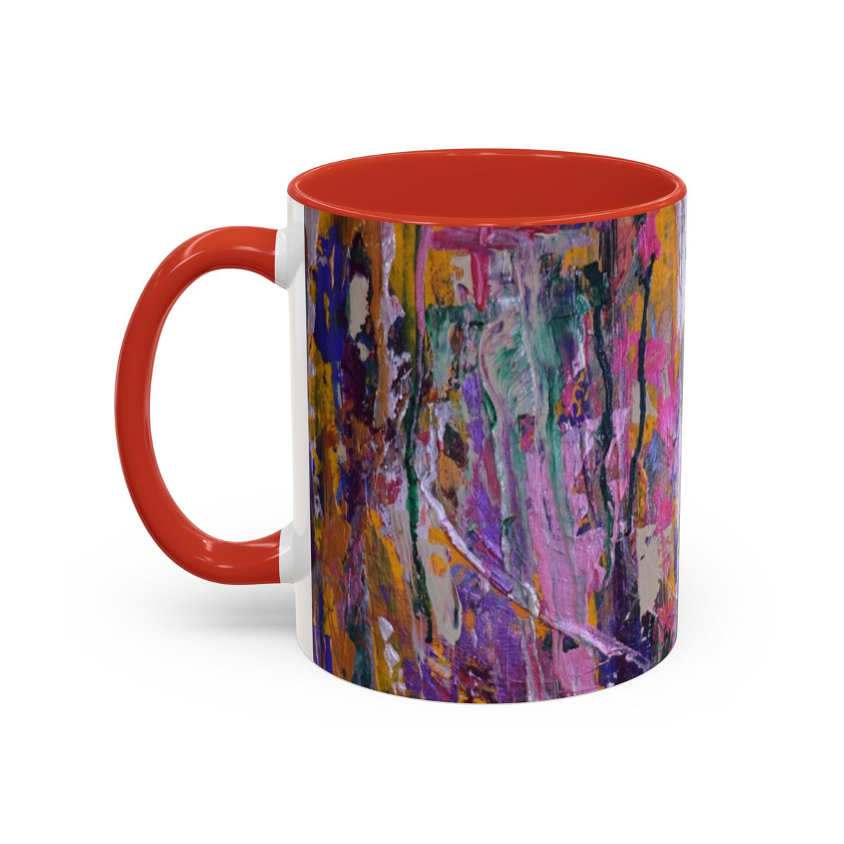 Hidden Garden — Original Art Accent Ceramic Mug, 11oz