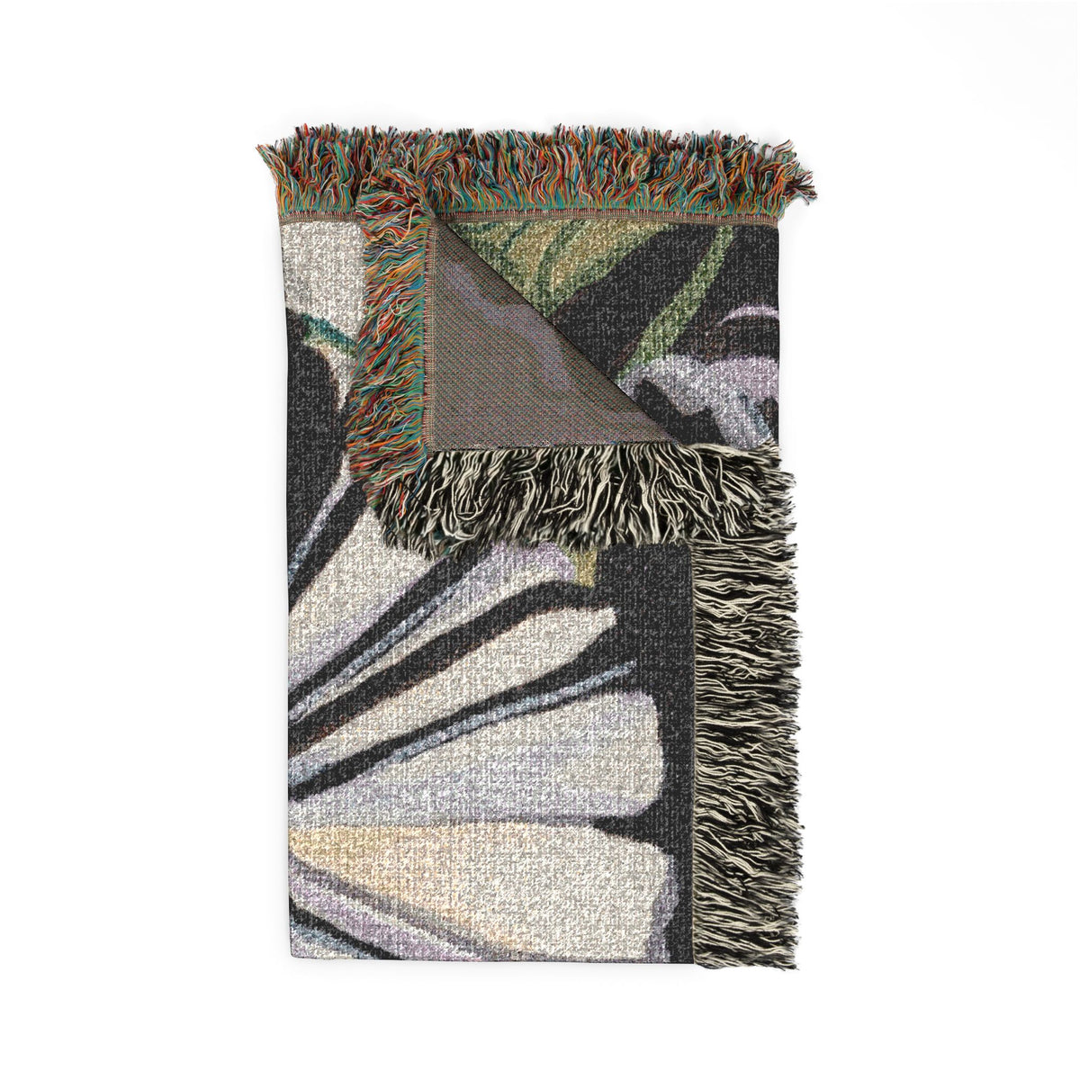 Cosmos Blooms original art Woven Blanket