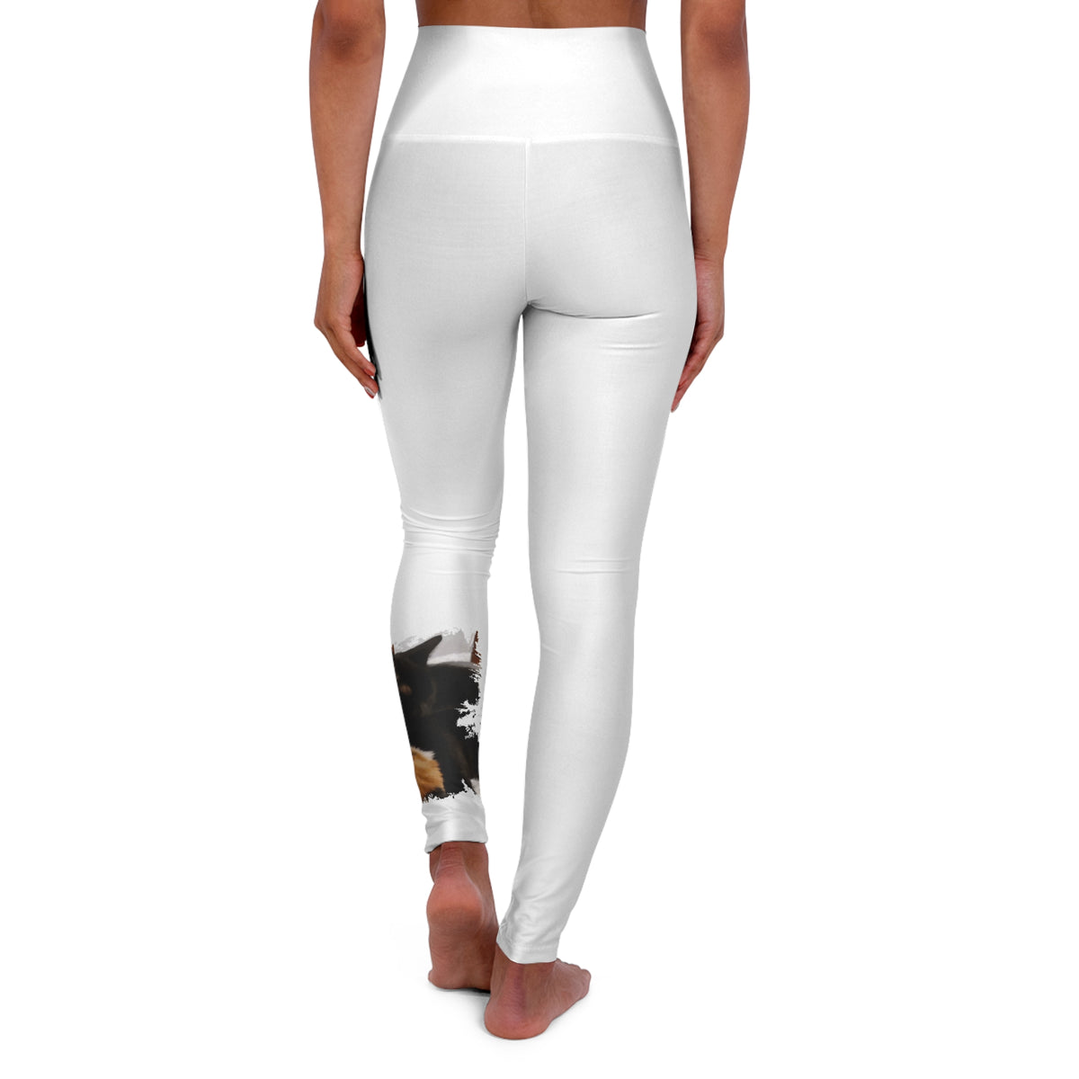 Kitties - Original Photo High Waisted Yoga Leggings (AOP)