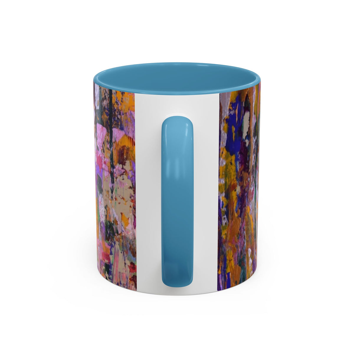 Hidden Garden — Original Art Accent Ceramic Mug, 11oz