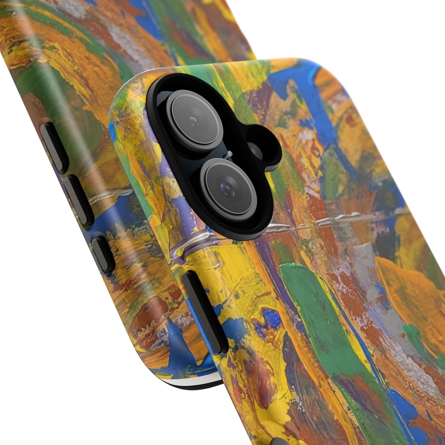 Autumn Abstract Painting Phone Case — Original Art for iPhone, Samsung & Pixel