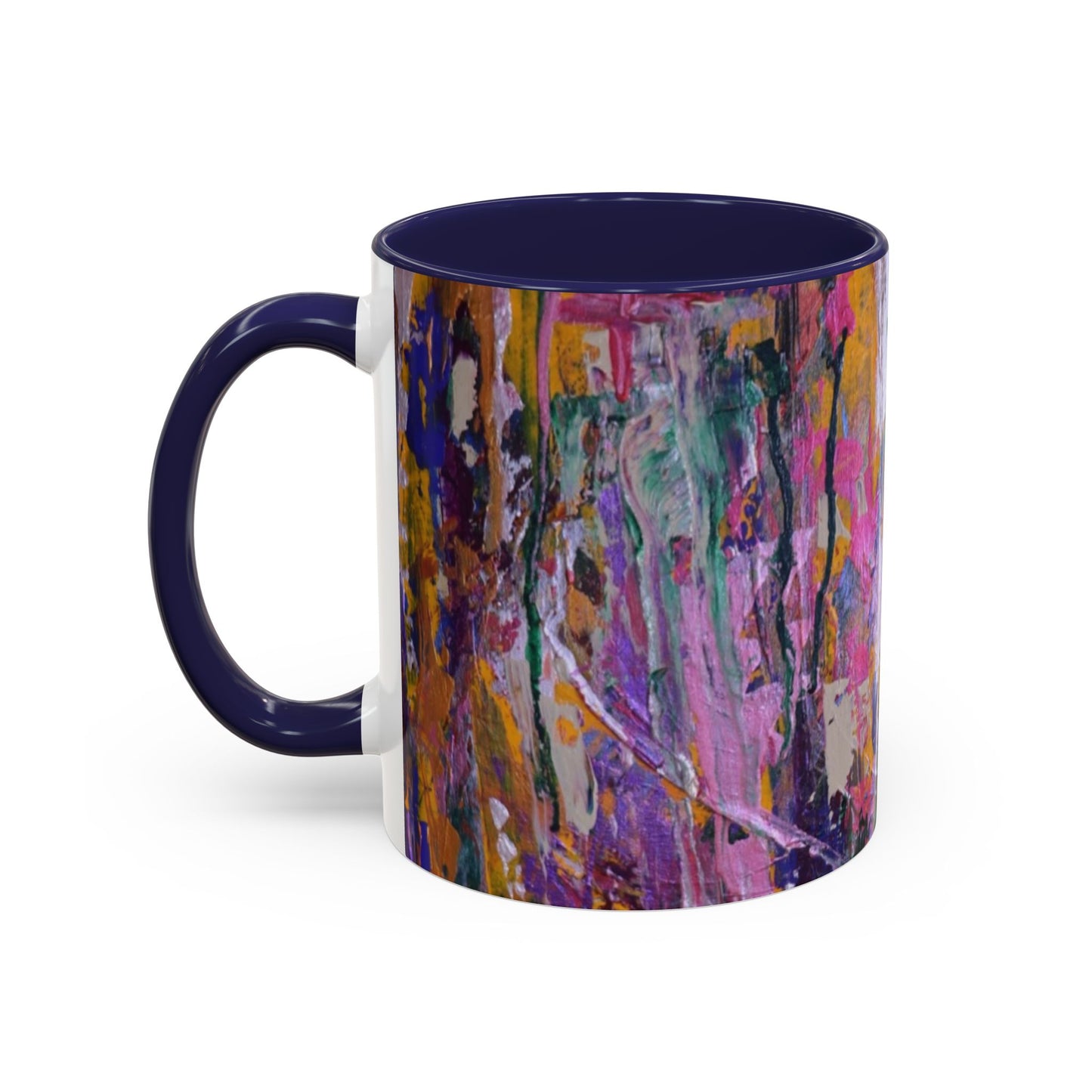 Hidden Garden — Original Art Accent Ceramic Mug, 11oz