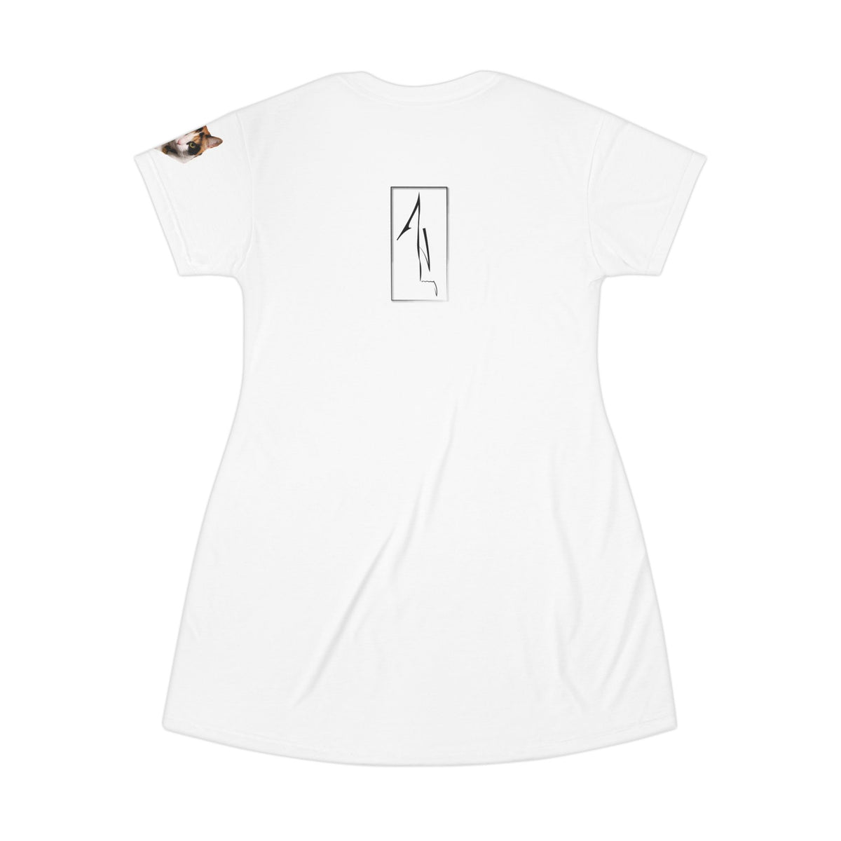 Annie's Calico 2 - Original photograph T-Shirt Dress (AOP)
