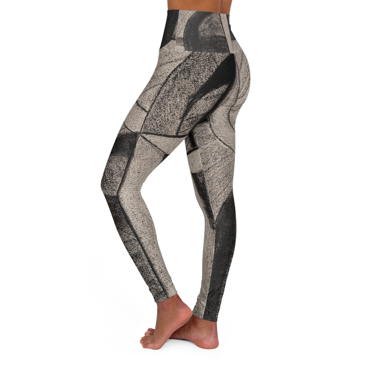 Elefant - High Waisted Yoga Leggings (AOP)
