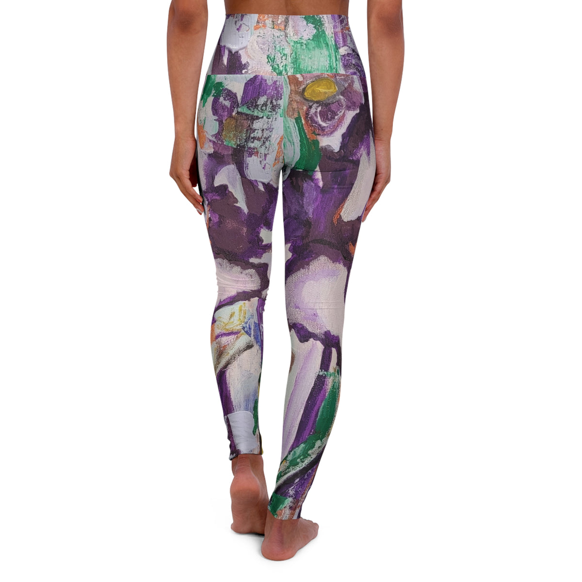 Iris- Original Art High Waisted Yoga Leggings (AOP)