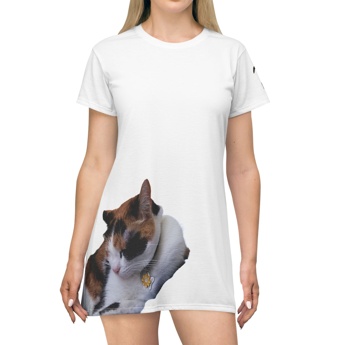Annie's Calico 2 - Original photograph T-Shirt Dress (AOP)