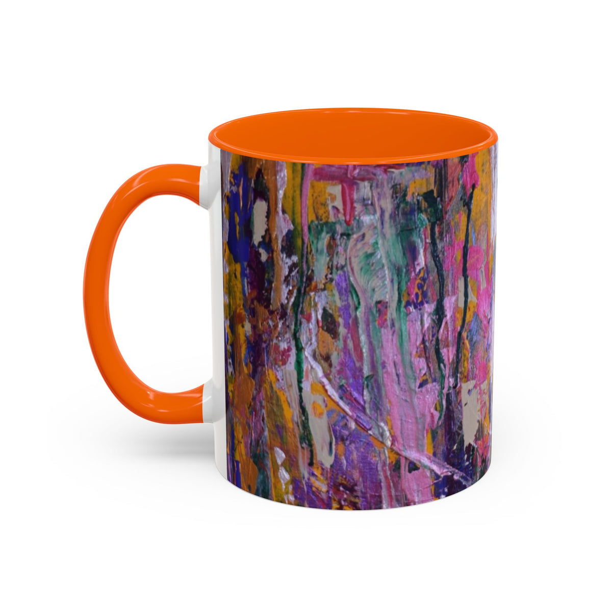 Hidden Garden — Original Art Accent Ceramic Mug, 11oz