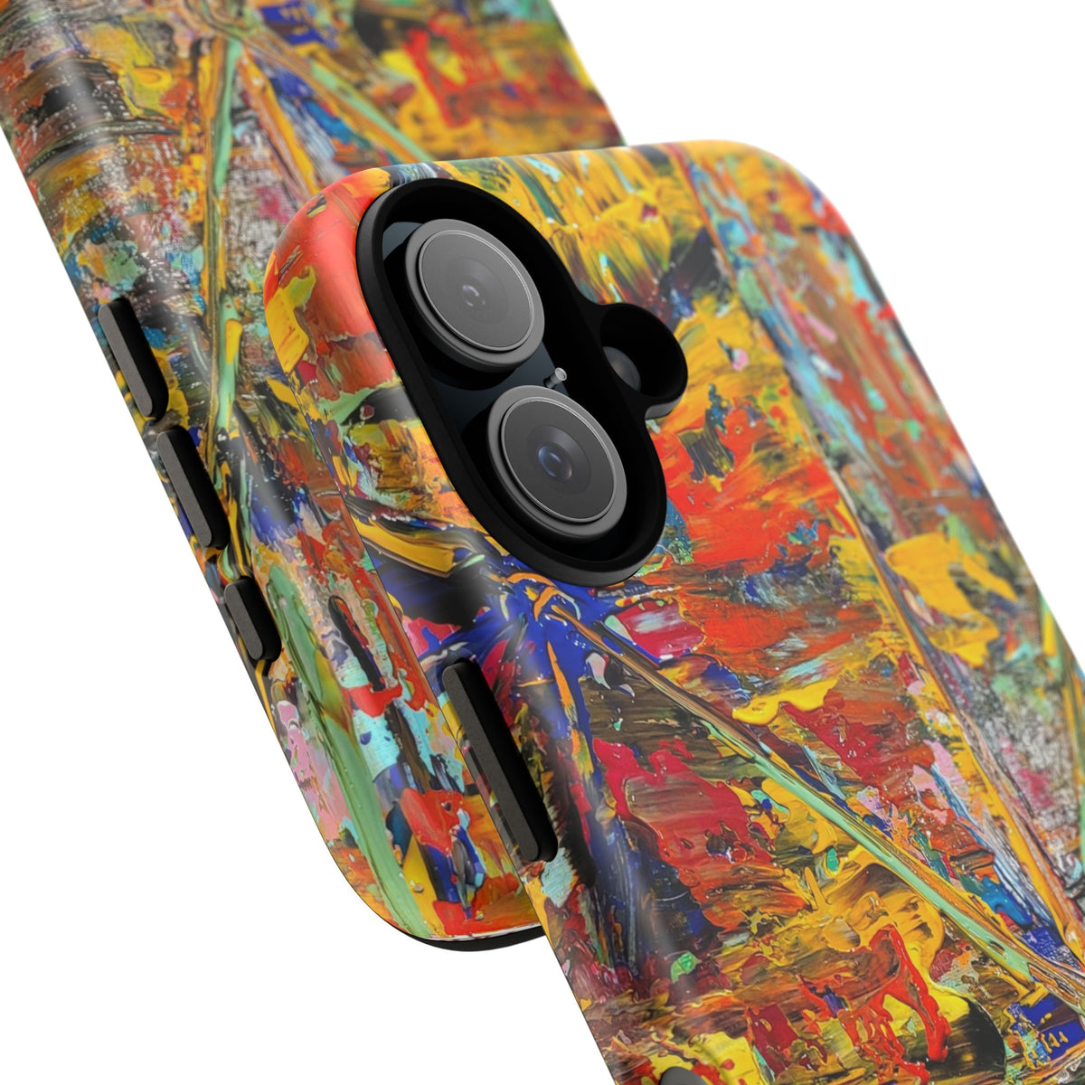 Star burst Abstract Painting Phone Case — Original Art for iPhone, Samsung & Pixel