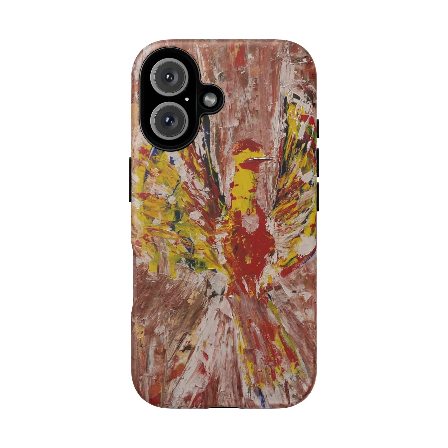 Hummingbird Original Abstract Painting Phone Case — Bird Art for iPhone, Samsung & Pixel