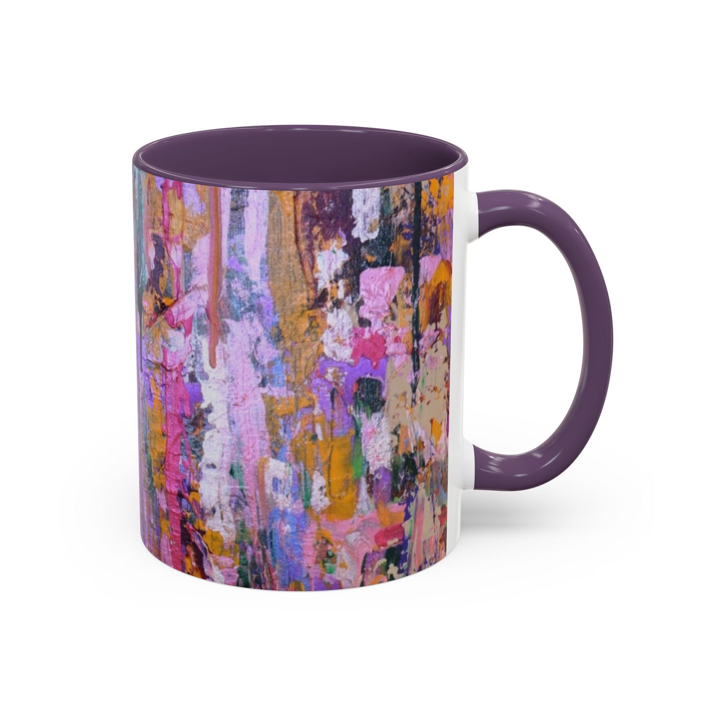 Hidden Garden — Original Art Accent Ceramic Mug, 11oz
