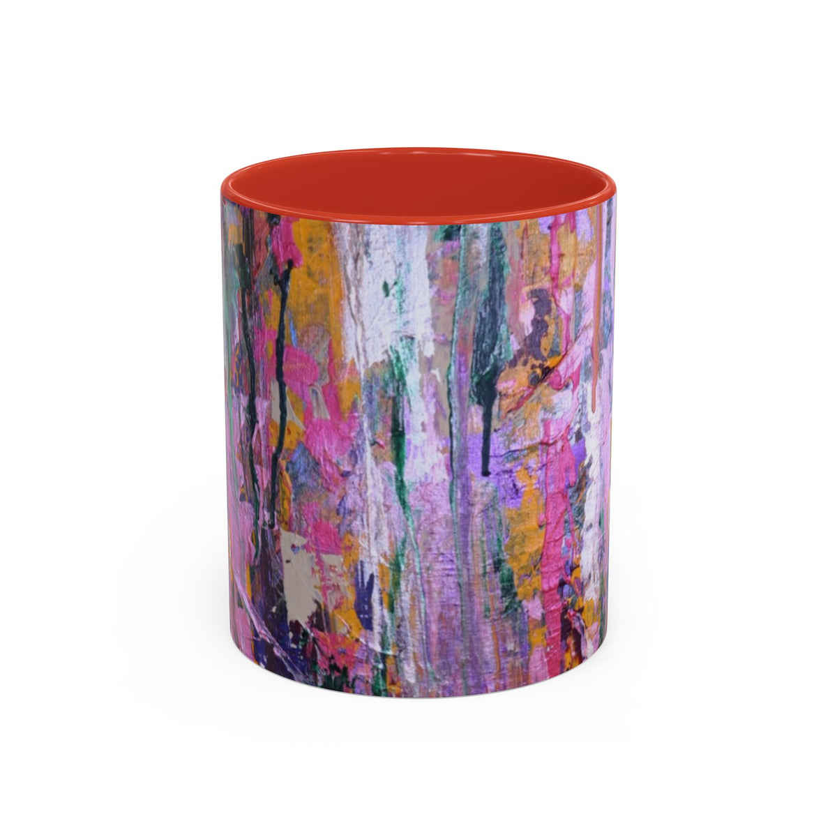 Hidden Garden — Original Art Accent Ceramic Mug, 11oz