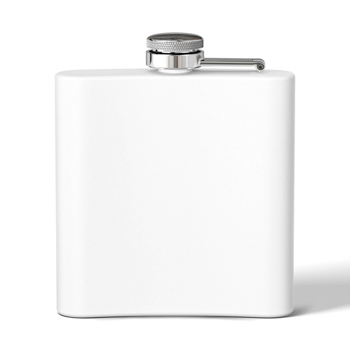 Desert Sunset Abstract Stainless Steel Flask, 6oz | Original Art