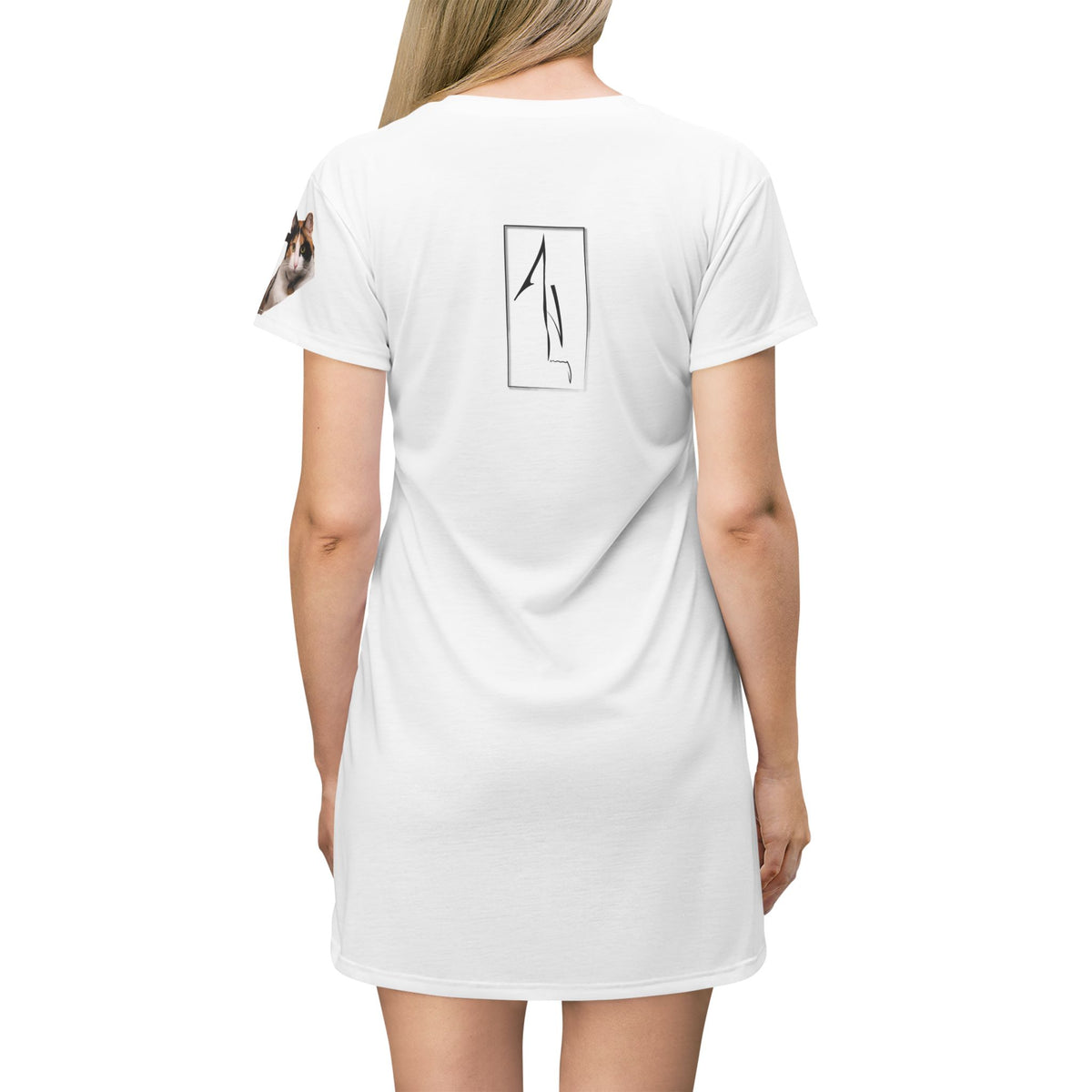 Annie's Calico 2 - Original photograph T-Shirt Dress (AOP)