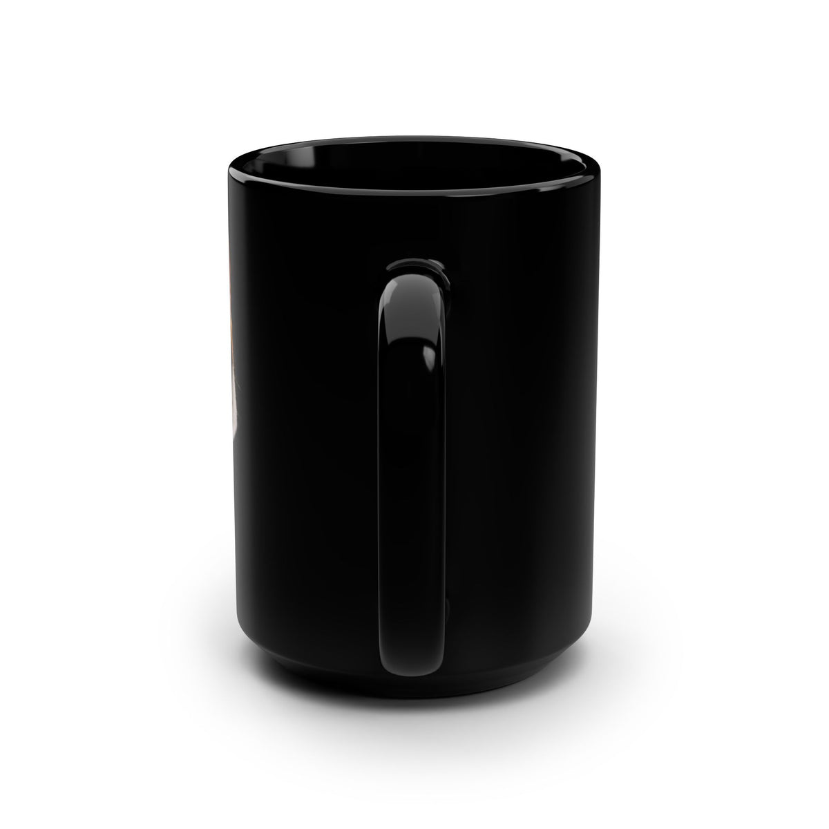 Annie’s Calico — Original Photography Black Mug, 15oz