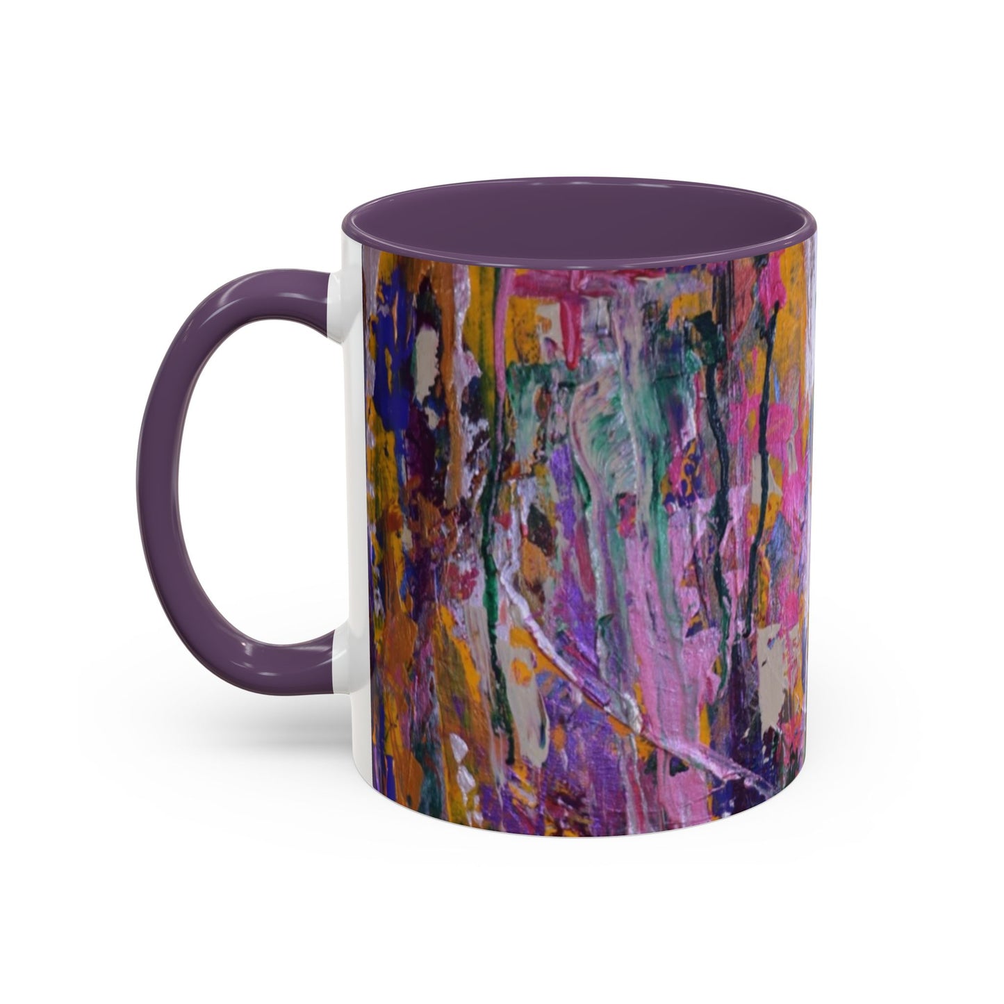 Hidden Garden — Original Art Accent Ceramic Mug, 11oz