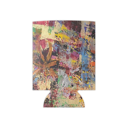 Autumn Starburst — Original Art Can Cooler