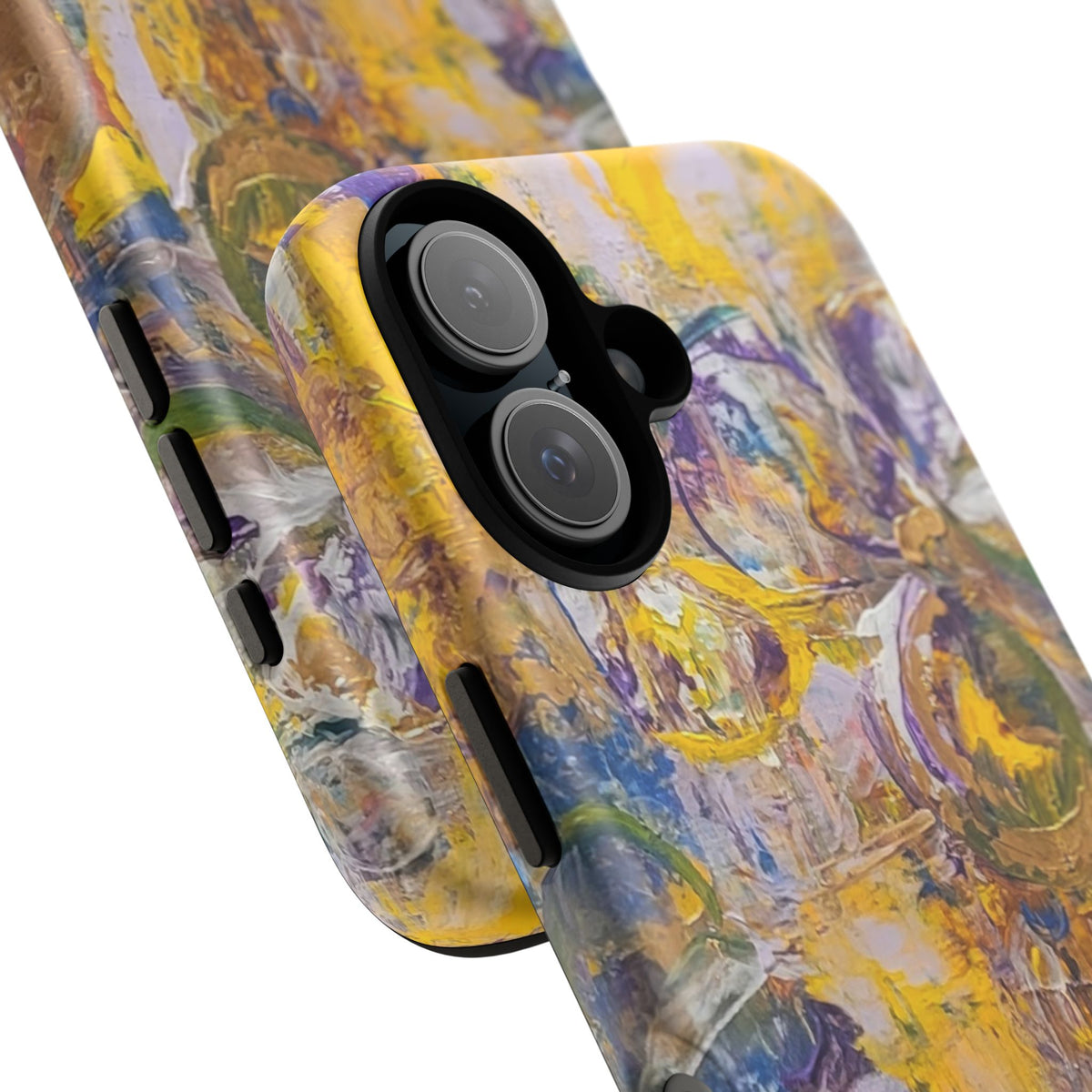 Pansies Lg print Original Abstract Painting Phone Case — Floral Art for iPhone, Samsung & Pixel