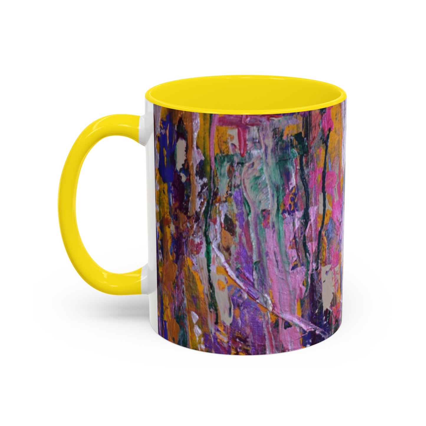 Hidden Garden — Original Art Accent Ceramic Mug, 11oz