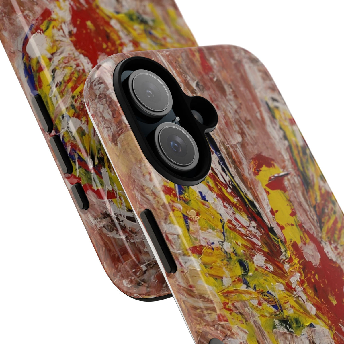 Hummingbird Original Abstract Painting Phone Case — Bird Art for iPhone, Samsung & Pixel