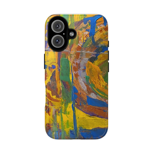 Autumn Abstract Painting Phone Case — Original Art for iPhone, Samsung & Pixel
