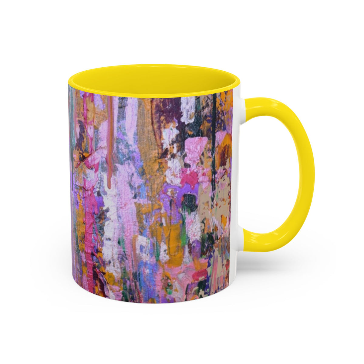 Hidden Garden — Original Art Accent Ceramic Mug, 11oz
