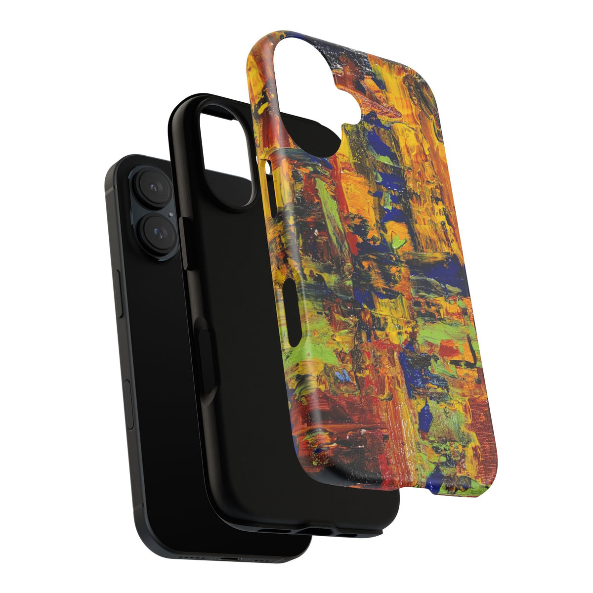 Bold Abstract Painting Phone Case — Original Art for iPhone, Samsung & Pixel