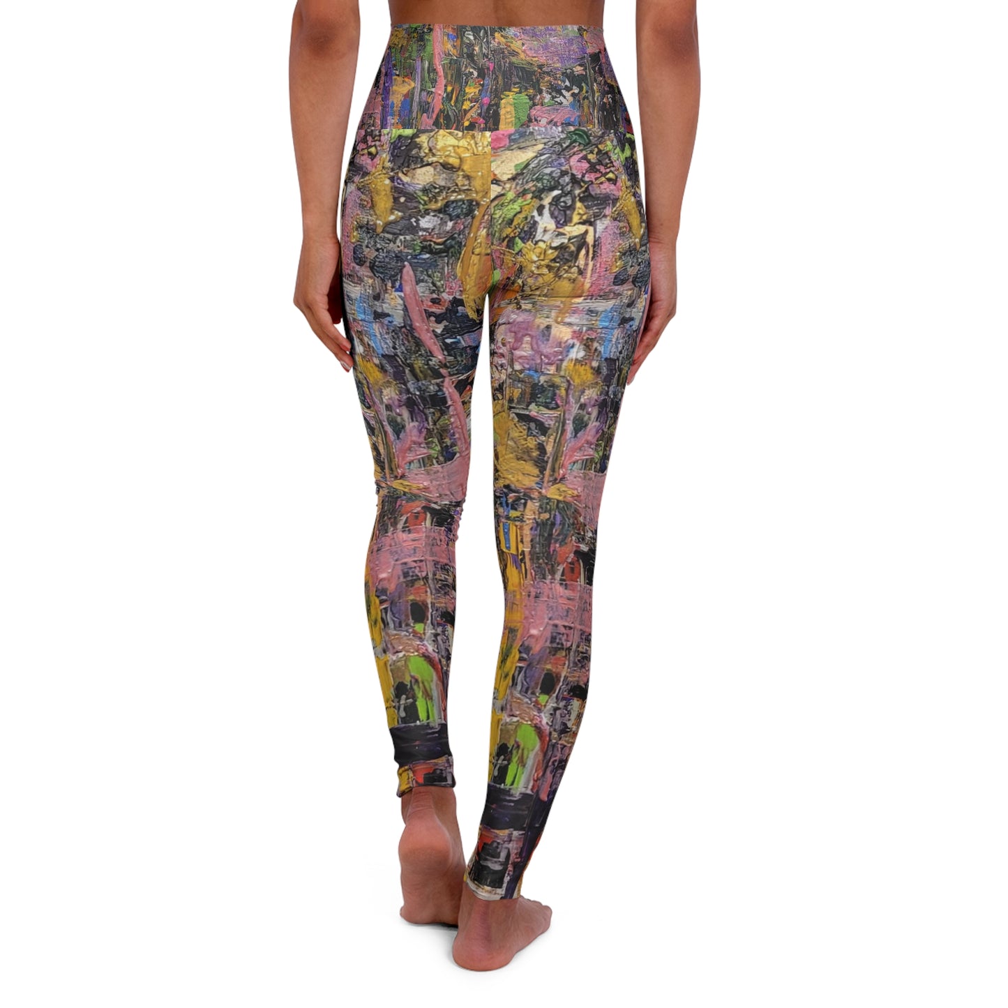 Blazing - High Waisted Yoga Leggings (AOP)